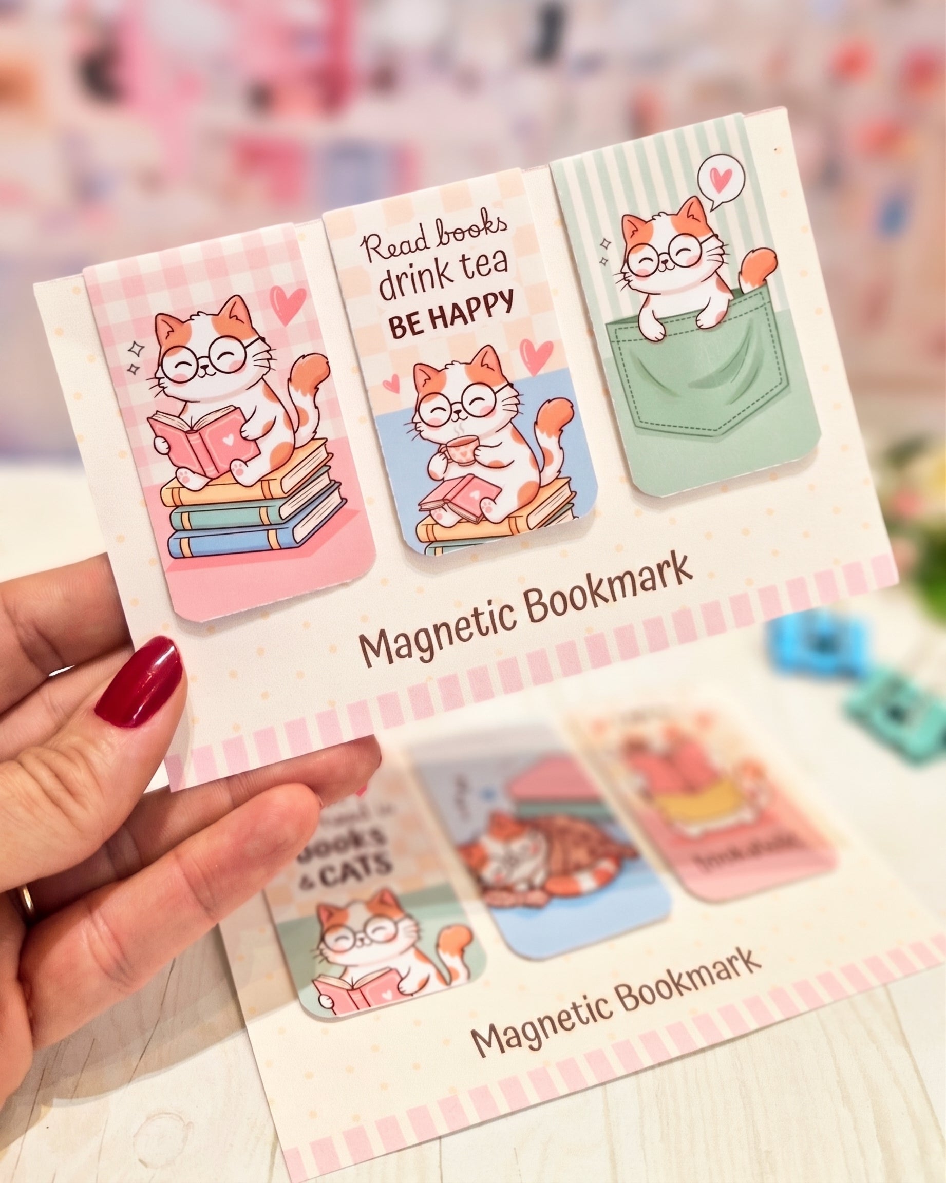 Book Lovers Magnetic Bookmark Set (Set of 3)