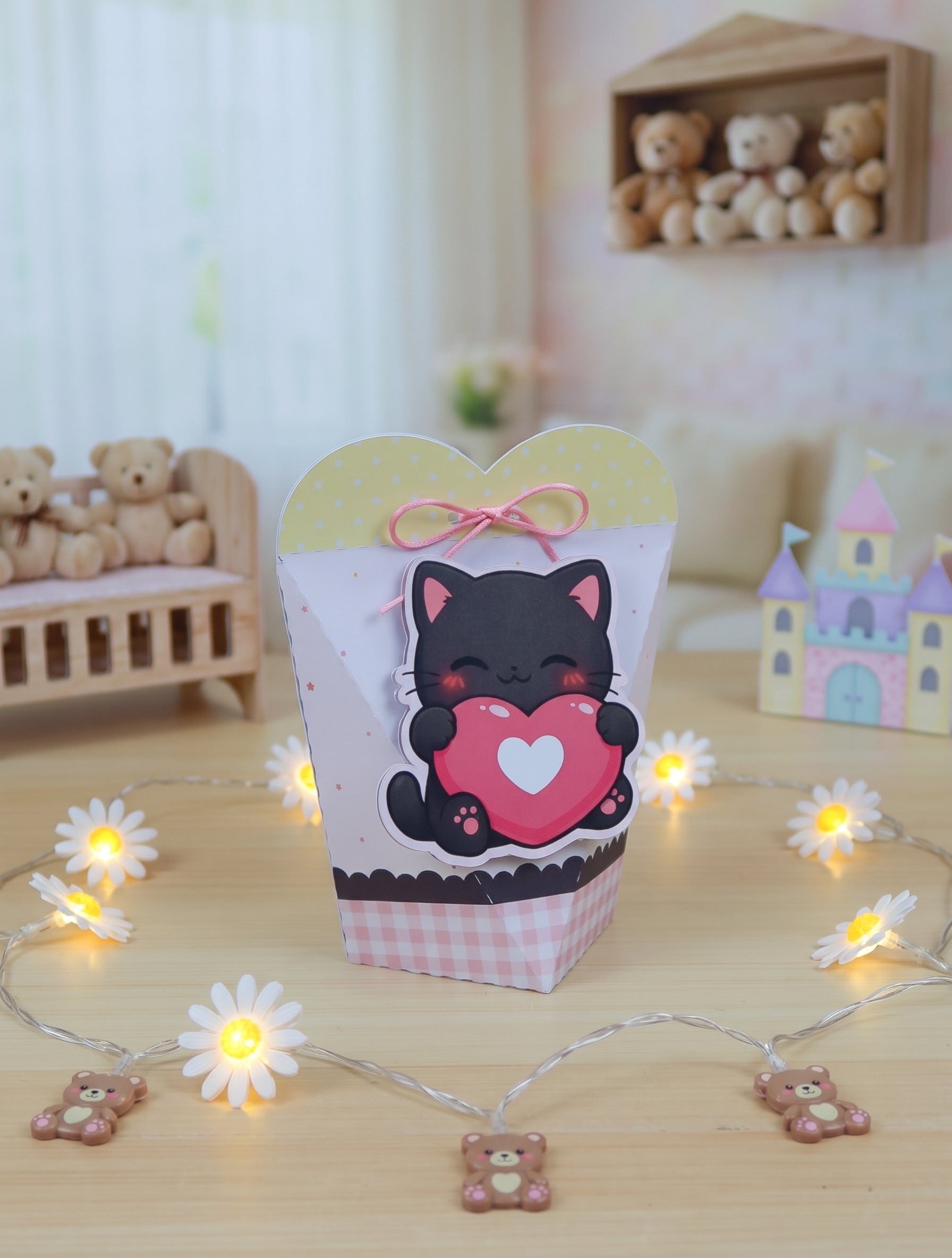 Black Kitten Gable Box