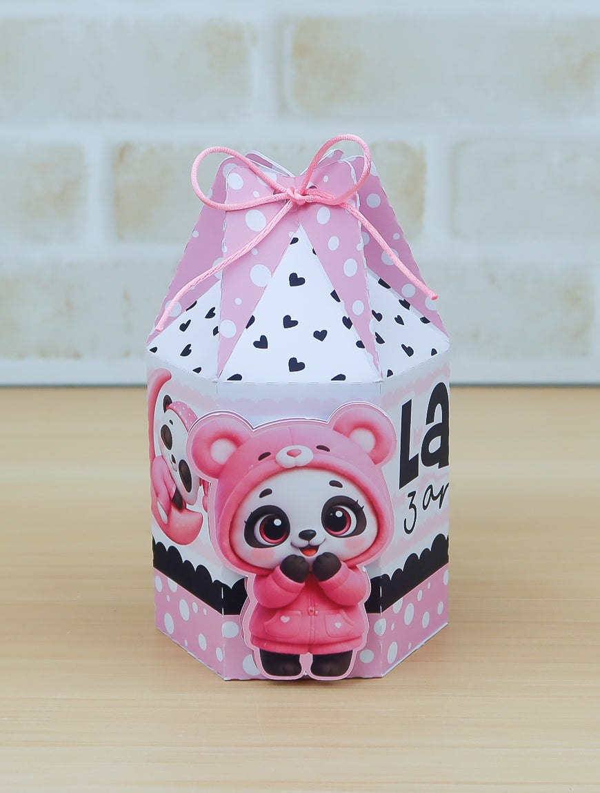 Baby Panda Party Favor Box Kit