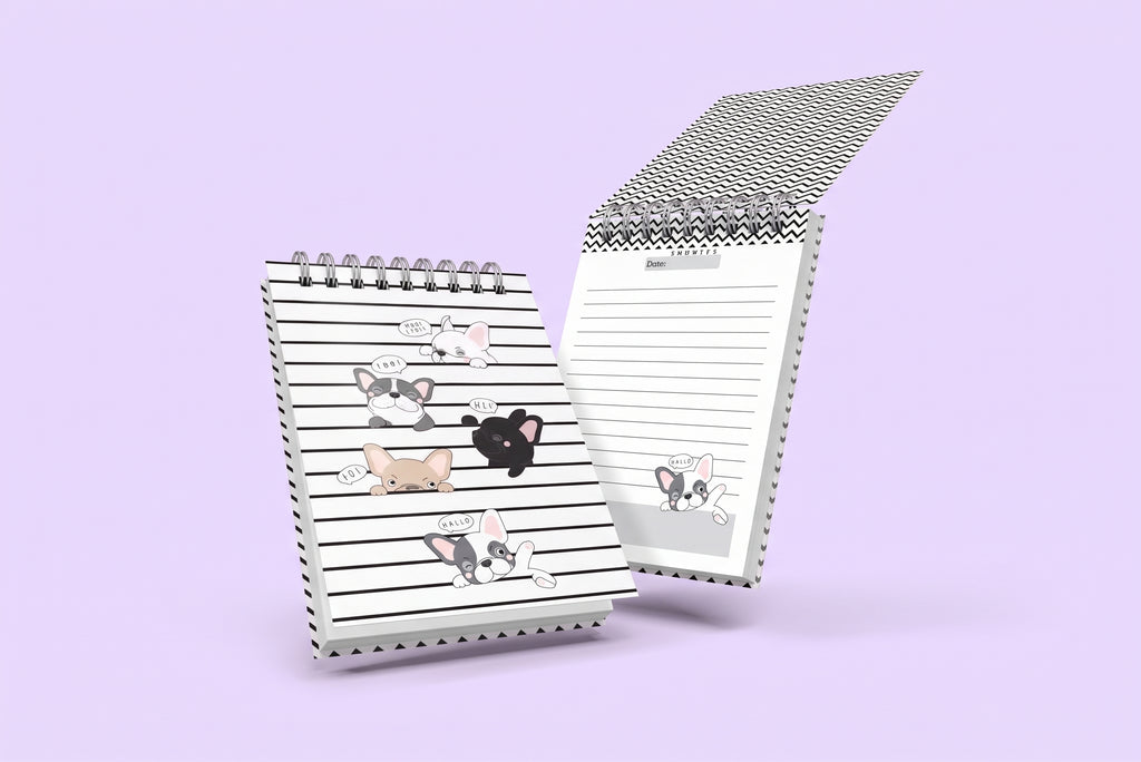 Bulldog mini notepad