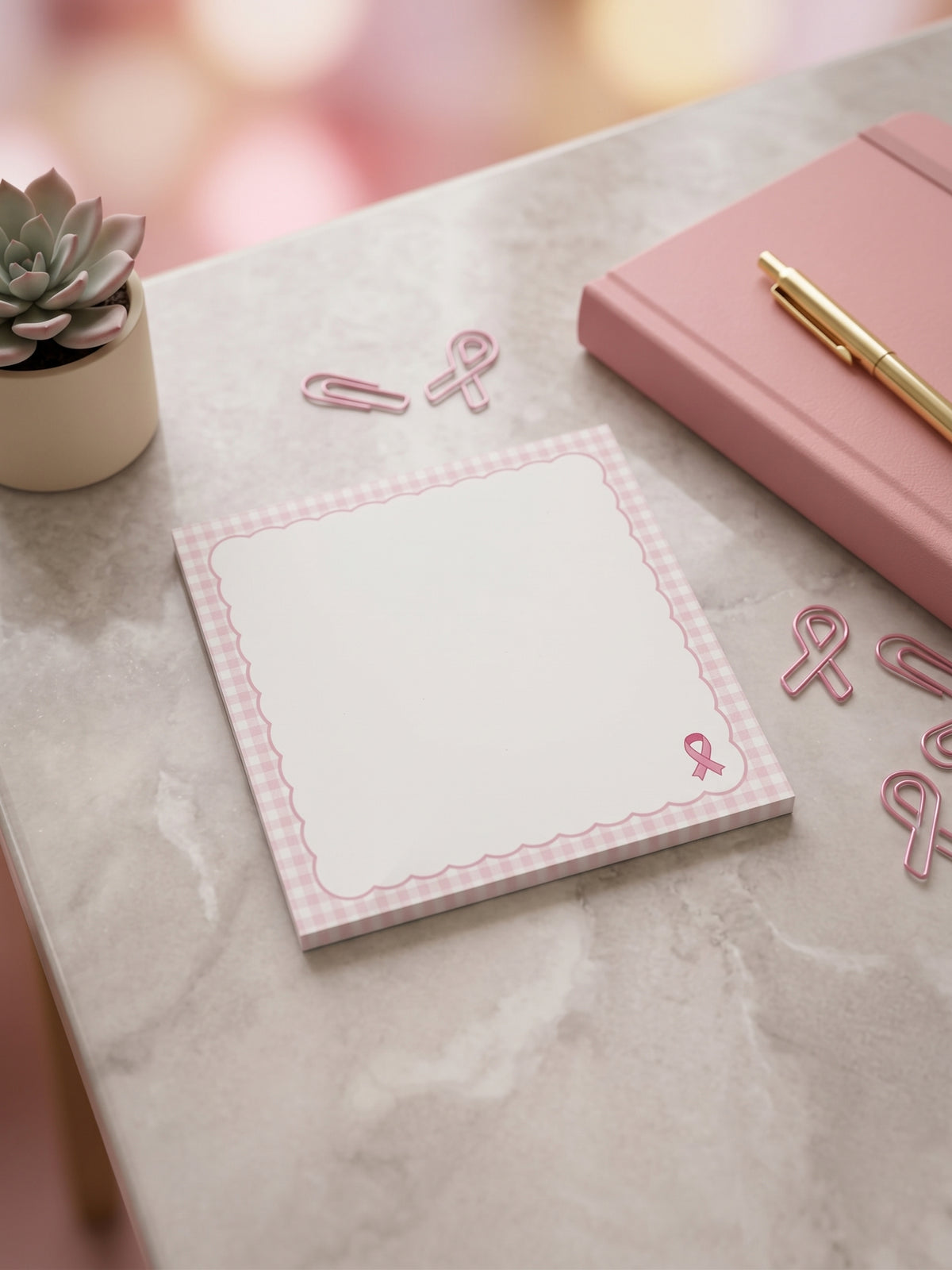 Pink October Mini Notepad