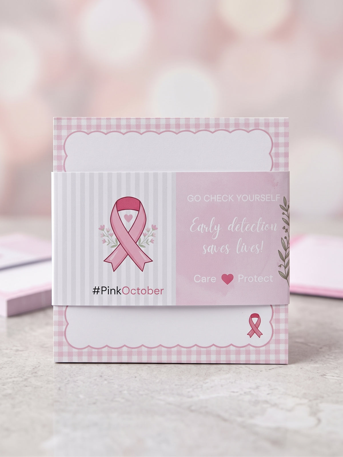 Pink October Mini Notepad