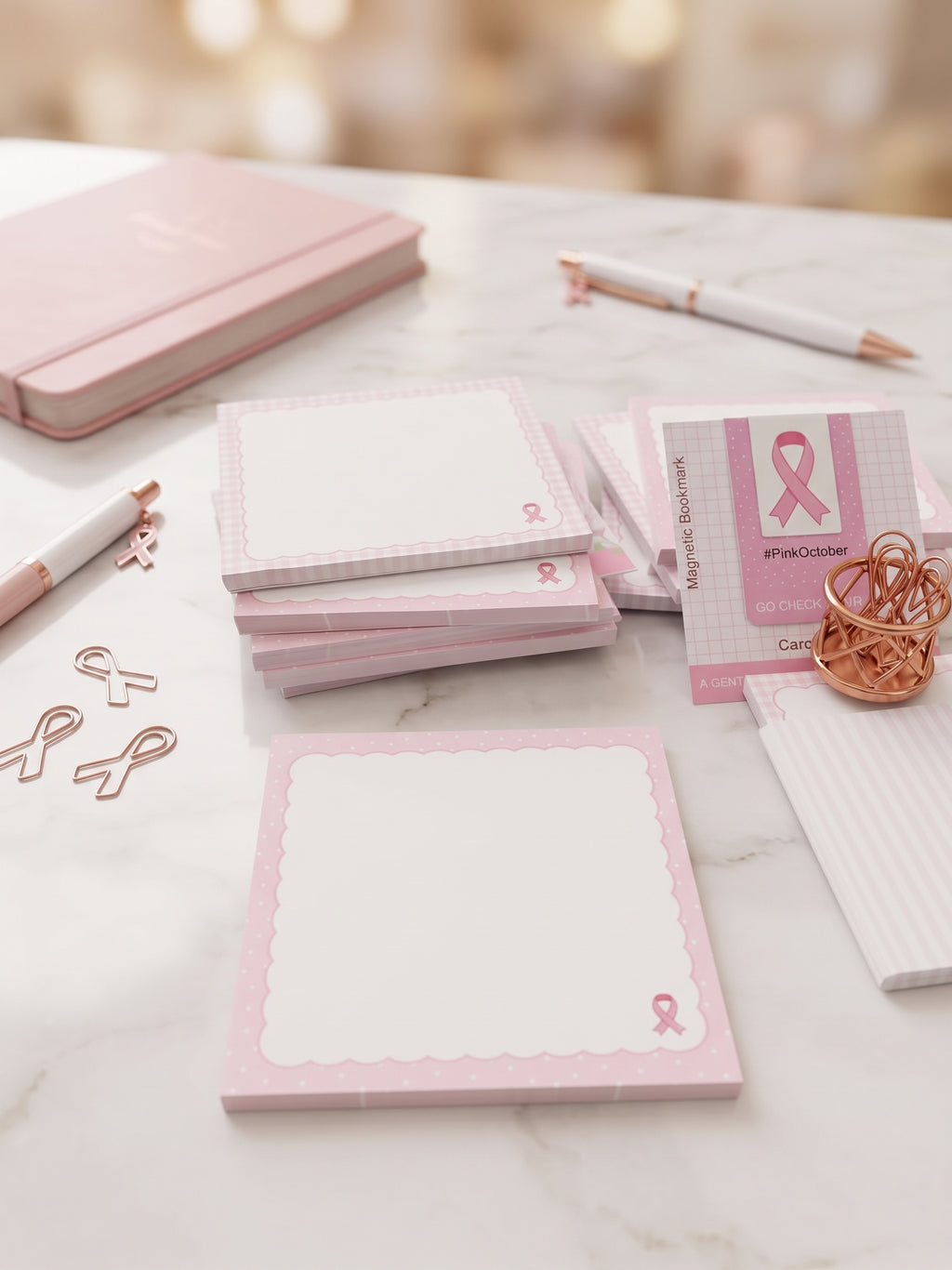 Pink October Mini Notepad