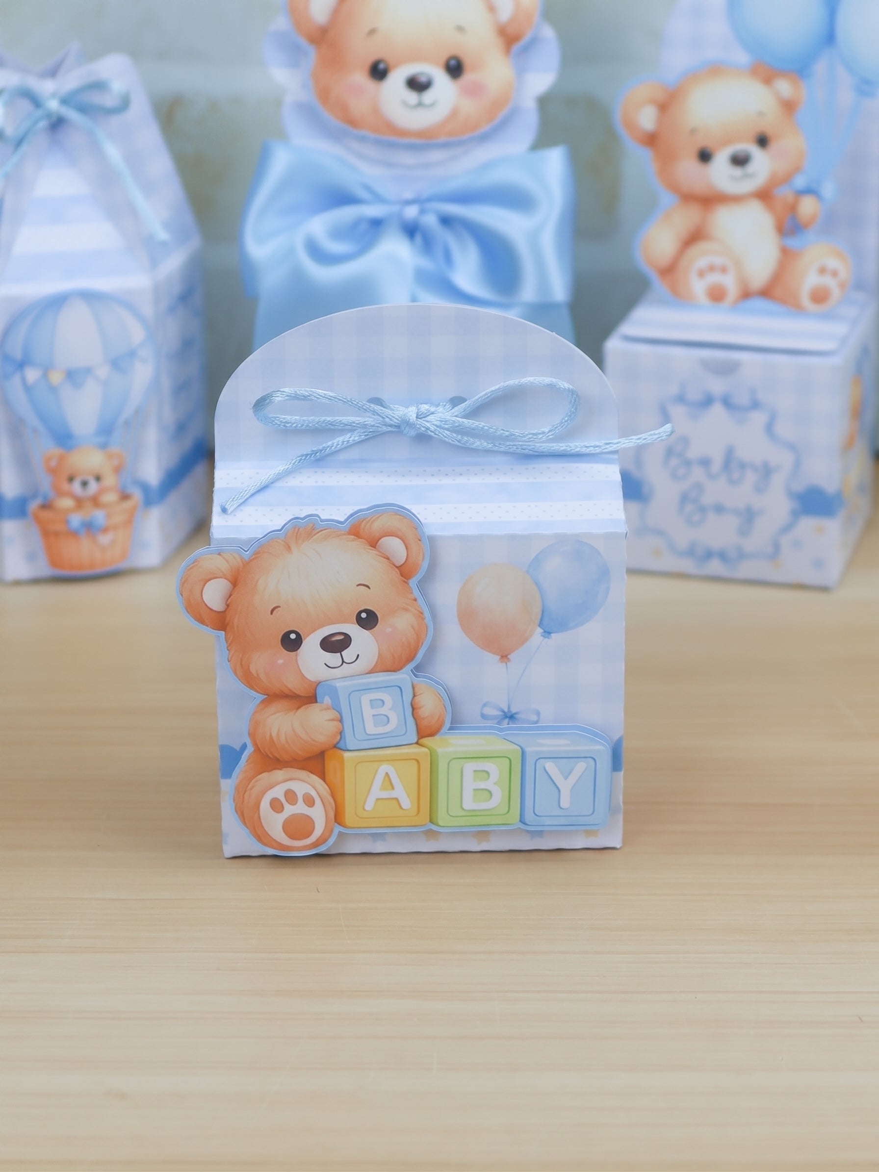 Blue Baby Bear Gable Box